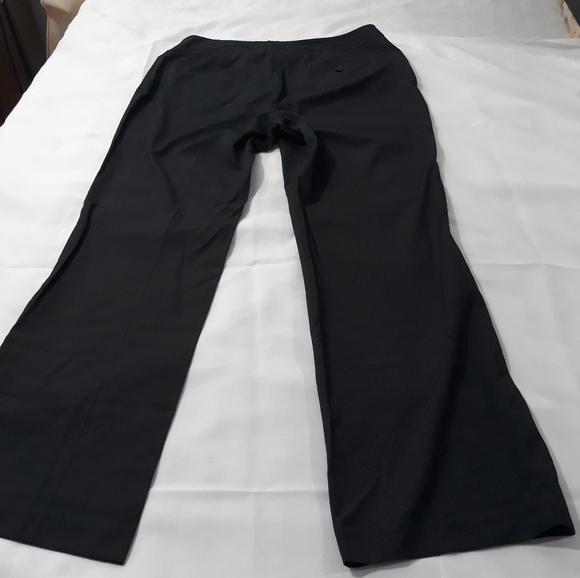 Jones New York Signature  Black Wide-Leg Trousers Stretch Pants Size 12 - Picture 7 of 11